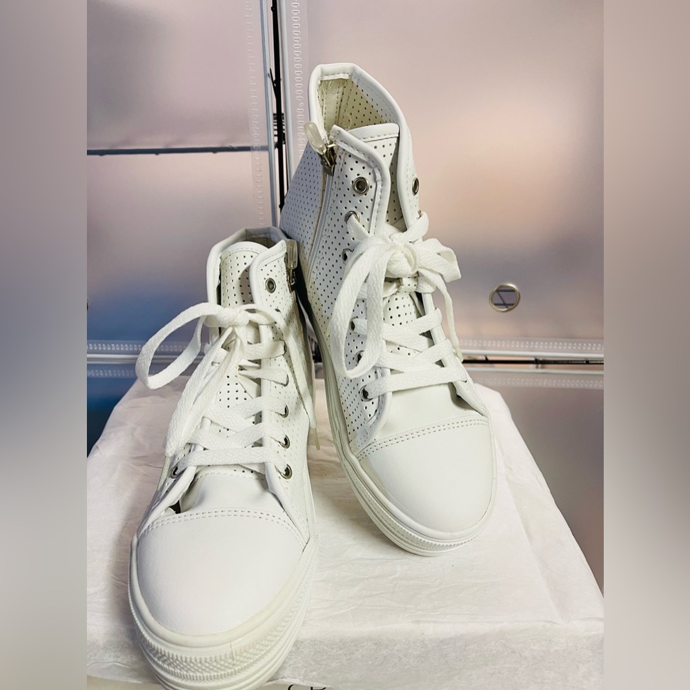White High Top Sneakers